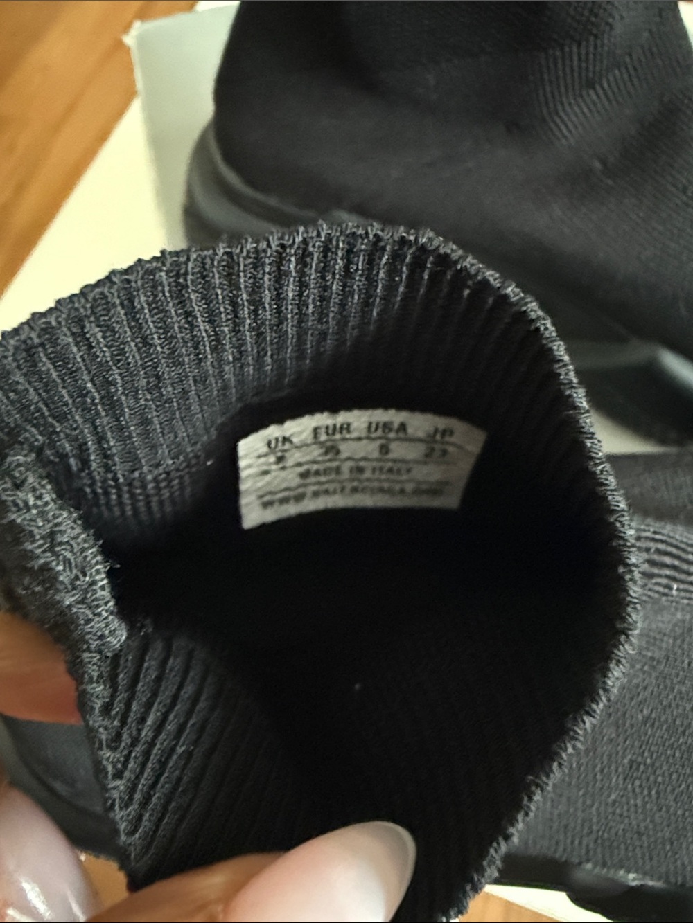Balenciaga Black Sock-Style Speed Trainer Sneakers - Picture 4 of 7